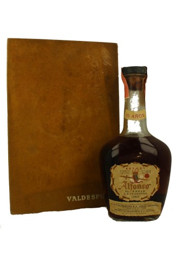 ALFONSO EL SABIO Brandy 15yo BOTTLED IN THE 60'S /70'S 75cl 43% Valdespino