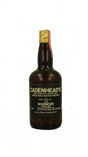 BOWMORE 11 years old 1979 1990 75cl 58.4% Cadenhead's