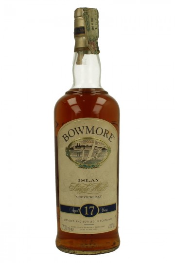 BOWMORE 17 YO BOTTLED IN THE  90'S EARLY 2000 70 CL 43% OB Bottle propriety of private collector for sale