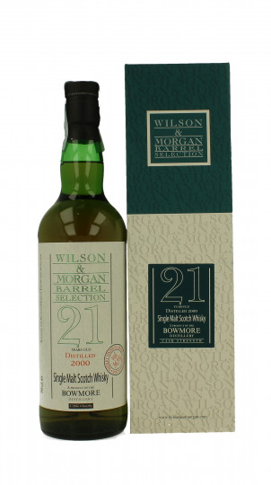 BOWMORE 21 years old 2000 2021 70cl 56.5% - Wilson & morgan Sherry Finish Oloroso #800289 -Really an Amazing Bowmore