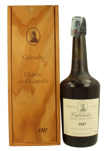 CHARLES DE GRANDVILLE Calvados 1987 70cl  40%