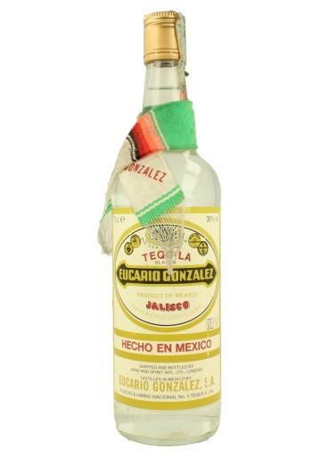 ECUARIO GONZALES TEQUILA BOTTLED IN THE  80'S 70 CL 38 %