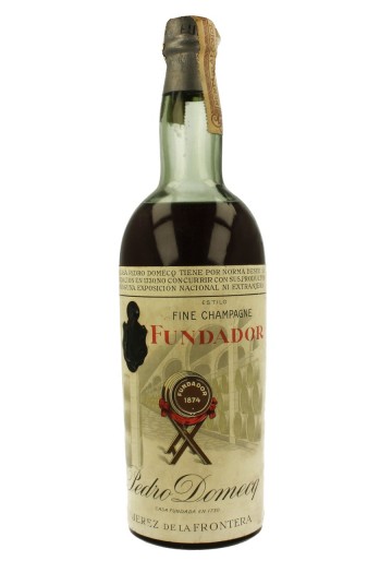 FUNDADOR   Brandy Bot.50/60's 75cl 40% Pedro Domenq