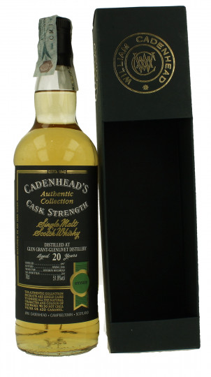 GLEN GRANT 20 years old 1997 2018 70cl 51.9% Cadenhead's - Authentic Collection