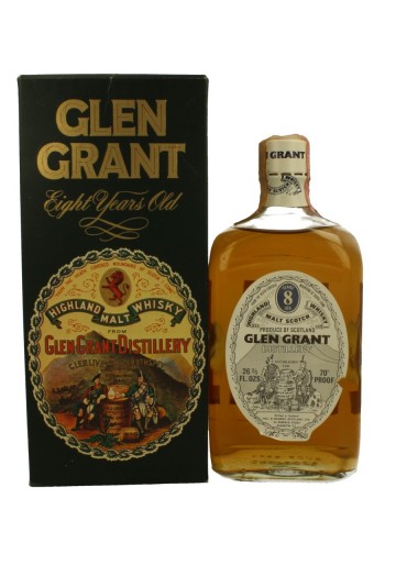 GLEN GRANT 8yo - Bot.70's 26 2/3 Fl. Ozs 70°proof OB Bottle propriety of private collector for sale
