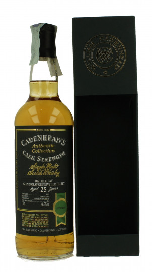 GLEN MORAY 25 Years old 1992 2018 70cl 46.2% Cadenhead's - Authentic Collection