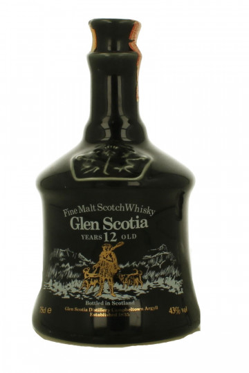 Glen Scotia - Bot.70's-80's 75cl 43% OB Ceramic decanter with a little defect in the neck