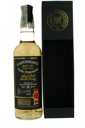 HIGHLAND PARK 28 Years Old 1989 2018 70cl 48.8% Cadenhead's -Authentic Collection