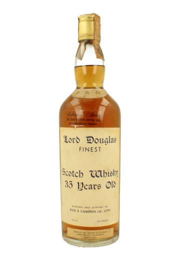 LORD DOUGLAS 35yo Bot.early 70's 75cl 75°proof Ross & Cameron - Blended