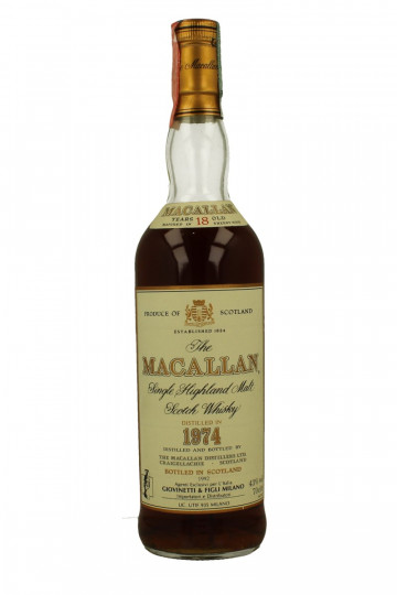 MACALLAN 18 years old 1974 1992 70cl 43% OB