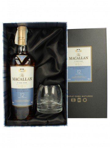 MACALLAN Fine Oak 12yo 700ml 46% OB - with Glass