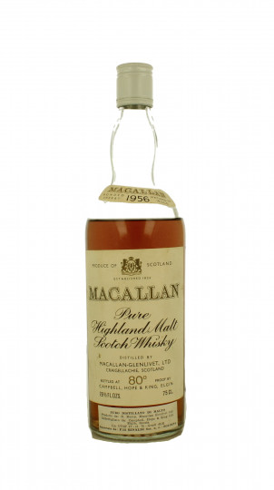 MACALLAN Over 15 Years Old 1956 75cl 80°Proof OB  - Low Level