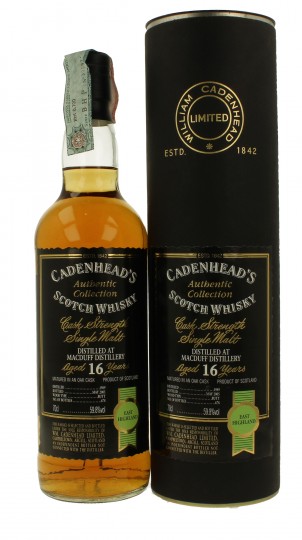 MACDUFF 16 years old 1989 2005 70cl 59.8% Cadenhead's - Authentic Collection