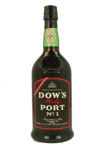 PORT DOW'S  RUBY 75CL 19.5% VERY OLD BOTTLE