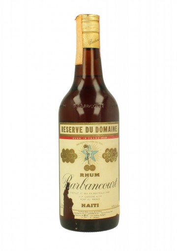 RUM BARBANCOURT  RESERVE DU DOMAINE   75    CL 43 % BOTTLED IN THE 60 'S /70'S
