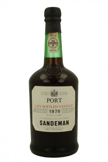 SANDEMAN LATE BOTTLED VINTAGE  Port 1976 1982 75cl 20%
