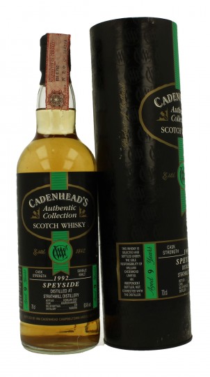 STRATHMILL 9 years old 1992 2002 70cl 65.4% Cadenhead's - Authentic Collection