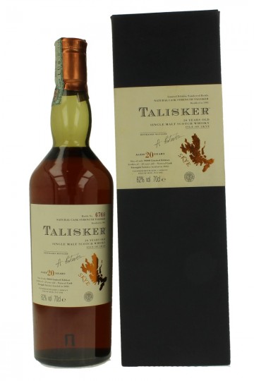 TALISKER 20 years old 1981 2002 70cl 62% Ob- Natural cask strength  limited edition