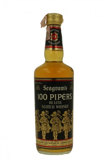 100 Piper's   De Luxe   Scotch  Whisky Bot.70's 75cl 43% Seagram some with box