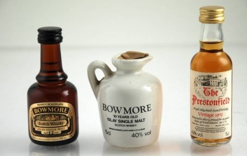 3 MINIATURES BOWMORE 5CL VERY RARE