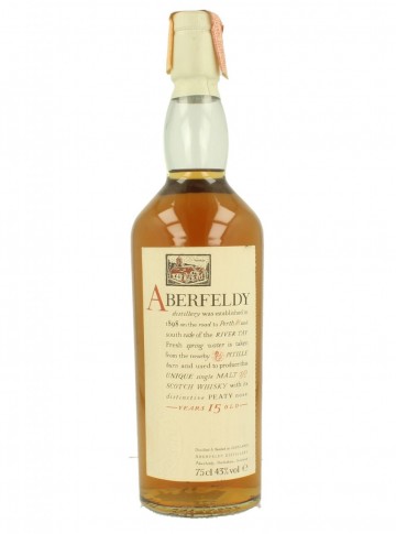 ABERFELDY 15yo Bot. circa 1990 75cl 43% OB Pre - Flora & Fauna