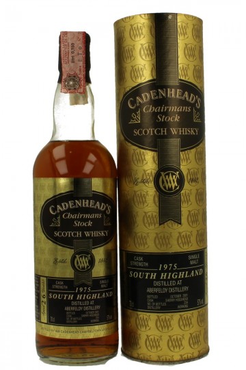 ABERFELDY 26yo 1975 2001 70cl 57% Cadenhead's- Chairmans Stock