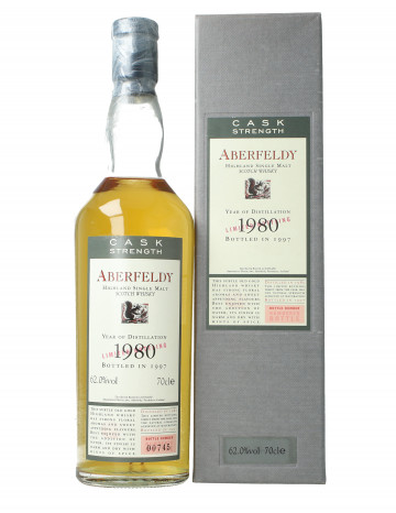 Aberfeldy Speyside Scotch Whisky 1980 1997 70cl 62% CASK STRENGTH EDITION