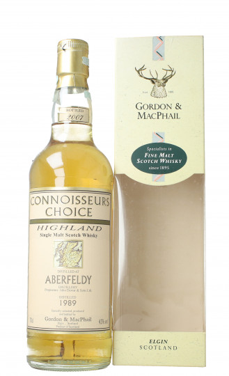 Aberfeldy Speyside Scotch Whisky 1989 70cl 40% Gordon MacPhail  -