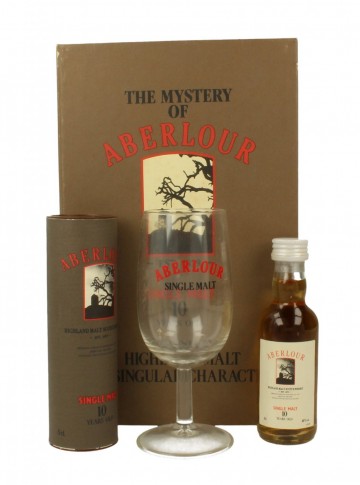 ABERLOUR 10YO 5CL 40% VERY RARE MINIATURE WITH GLASS