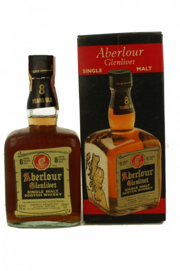 ABERLOUR 8 Years Old Bot. in the  60'S /70's 75cl 50% OB  -