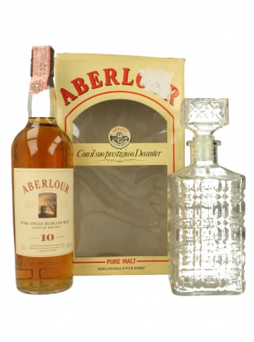 ABERLOUR + Decanter 10yo Bot.early 2000 70cl 40% OB