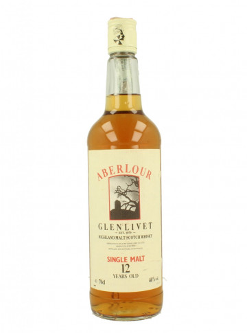 ABERLOUR-GLENLIVET 12 years Old Bot.90's 70cl 40% OB