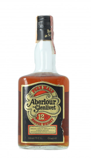 ABERLOUR-GLENLIVET 12yo Bot.80's 75cl 43% OB