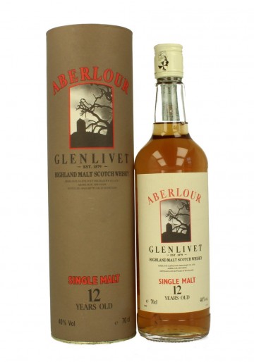 ABERLOUR-GLENLIVET 12yo Bot.90's 70cl 40% OB