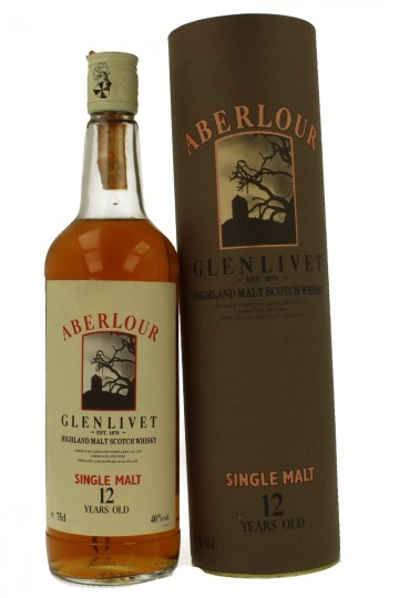 ABERLOUR-GLENLIVET 12yo Bot.90's 70cl 40% OB