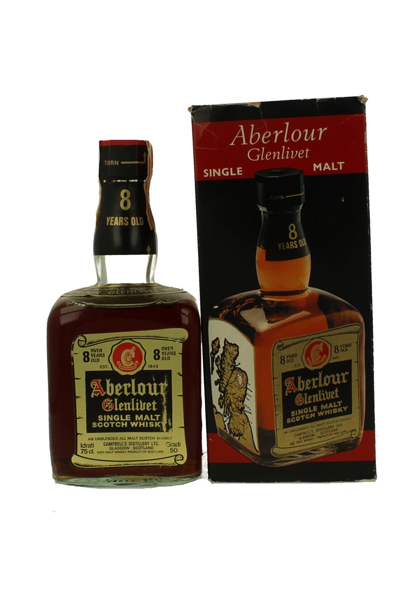 ABERLOUR GLENLIVET 8 years old - Bot.70's 75cl 50% - Products