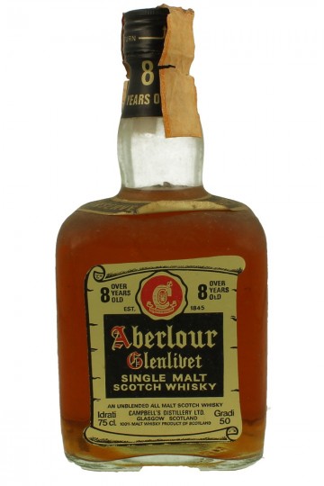 ABERLOUR-Glenlivet 8yo Bot. 70/80's 75cl 50% OB