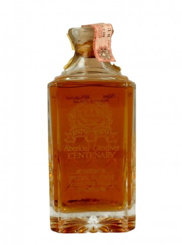 ABERLOUR-GLENLIVET Centenary 1879-1979 75cl 40% OB - Crystal Decanter