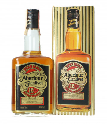 Aberlour  Speyside  Scotch Whisky 12 year old - Bot. in The 80's 75cl 40%
