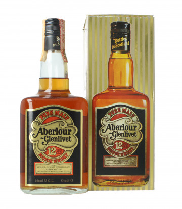 Aberlour  Speyside  Scotch Whisky 12 year old - Bot. in The 80's 75cl 43%