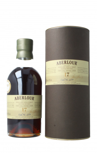 Aberlour Speyside Scotch Whisky 17 Years Old 70cl 54.8% OB  - Single cask 2371 Sherry cask
