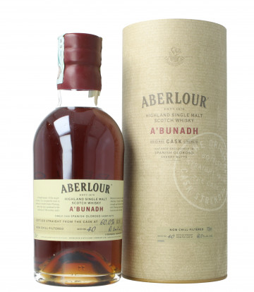 Aberlour  Speyside  Scotch Whisky 70cl 60% a bunadh batch 40