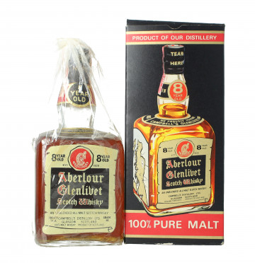 Aberlour  Speyside  Scotch Whisky 8 year old - Bot. in The 70's 75cl 50%