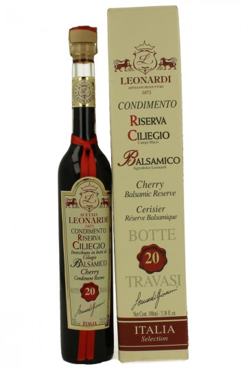 ACETO BALSAMIC VINEGAR Ciliegio cask 20 TRAVASI 10cl LEONARDI 1 Travasi mean 1 years old