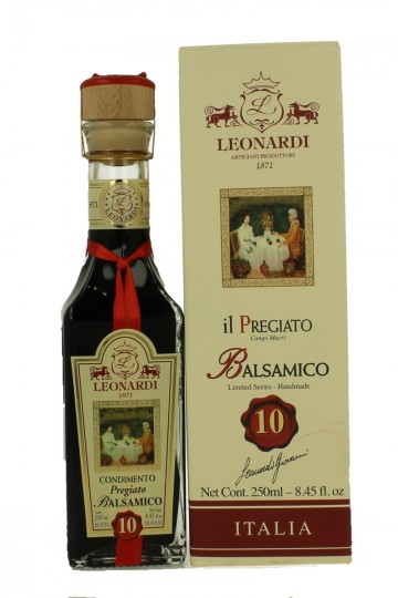 ACETO BALSAMIC VINEGAR Pregiato 10 TRAVASI 25cl LEONARDI 10 Travasi mean 10 years old