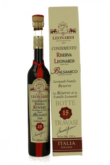 ACETO BALSAMIC VINEGAR Pregiato 15 TRAVASI 10cl LEONARDI 1 Travasi mean 1 years old