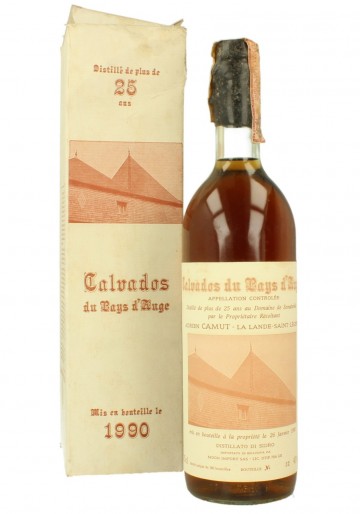 ADRIAN CAMUT Calvados 25yo Bot.1990 75cl 41% - Pays D'auge