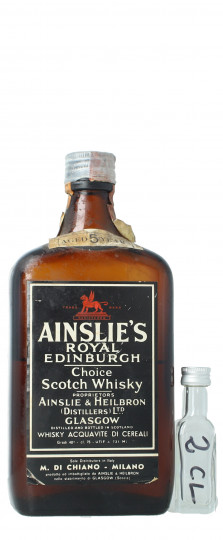 AINSLIE'S BRORA   Scotch  Whisky 5 year old - Bot.60's or early 70's 2cl 40% OB- Di Chiano Import TOP SAMPLE 2 CL !!!!