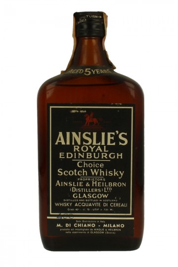 AINSLIE'S Royal Edimburgh (BRORA) 5 years old Bot.70's 75cl 40% Ainslie & Heilbron Distillers - Blended
