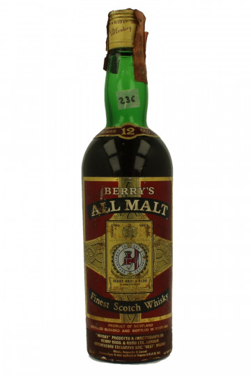 ALL MALT 12 Years Old - Bot.70's 75cl 43% BERRY BROS & RUDD